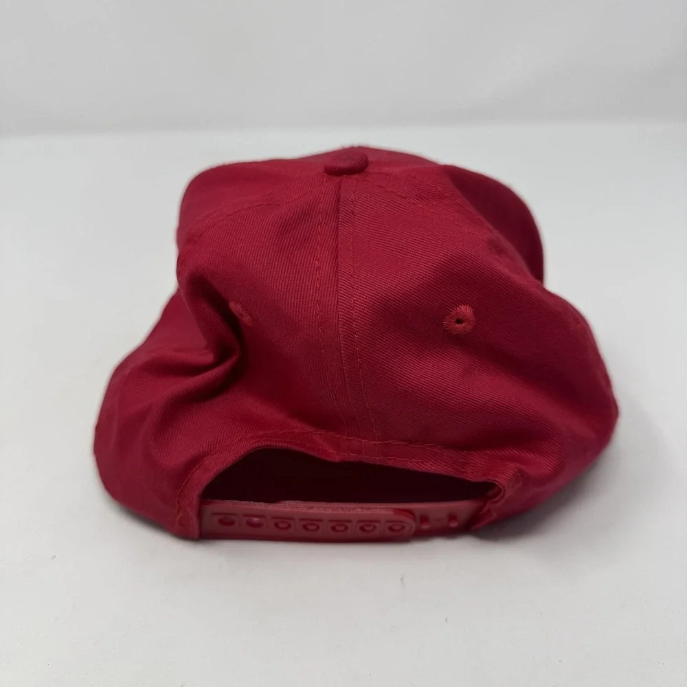 Vintage Mighty Morphin Power Rangers Hat Cap Snap Back Red Youth 4-7X Logo 90s